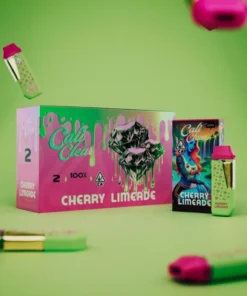 Cali Clear Cherry Limeade 2g Disposable Vape featuring sweet cherry and tangy lime flavor, advanced dual chamber technology, smooth airflow, long-lasting performance, and authentic Cali Clear quality.