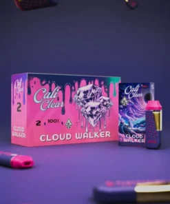 Cali Clear Cloud Walker 2G Disposable Vape featuring smooth refreshing flavor, advanced dual chamber technology, premium disposable vape device with consistent airflow, long-lasting performance, and authentic Cali Clear quality.