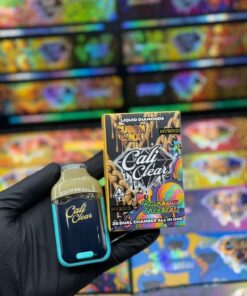Cali Clear Cuban Linx X Rainbow Sherbert 2G Vape featuring citrus spice flavor, sweet rainbow sherbet notes, dual chamber technology, smooth vapor production, long-lasting 2G capacity, and premium Cali Clear quality.