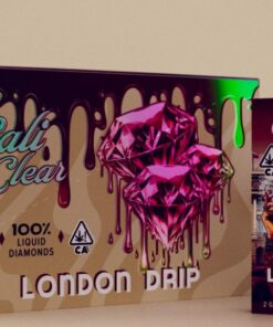 Cali Clear London Drip 2g Disposable Vape featuring smooth urban-inspired flavor profile, balanced sweetness, dual chamber technology, long-lasting 2G capacity, and premium Cali Clear quality.