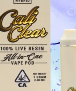 Cali Clear Live Resin 1G Vanilla Runtz disposable