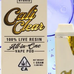 Cali Clear Live Resin 1G Vanilla Runtz disposable