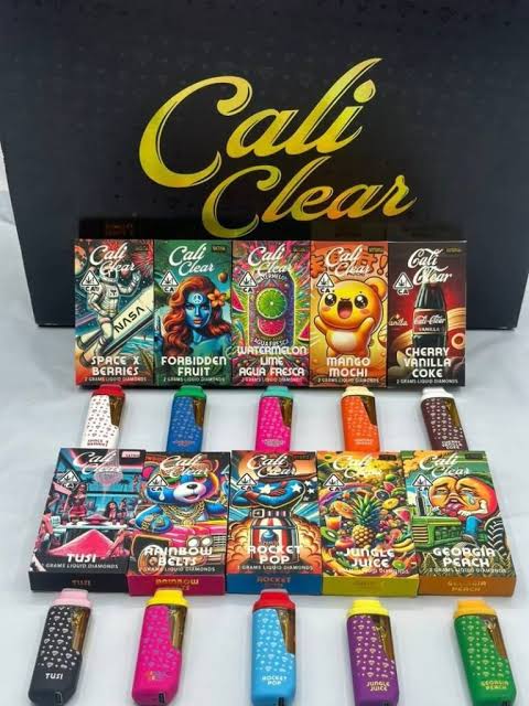 Top 5 Cali Clear flavors for beginners featuring fruity, tropical, berry, dessert, earthy, and citrus profiles